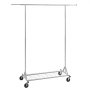 VEVOR Stand Appendiabiti con Ruote Lunghezza 1280 - 1870 mm per Camera da Letto