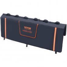 VEVOR Copertura Protezione Portellone Camion 157x93cm Cuscino Portellone in PVC Spugna Copertura Protettiva per Portellone Camion 6 Cinghie di Fissaggio Tasca per Attrezzi Trasporto 6 Biciclette circa