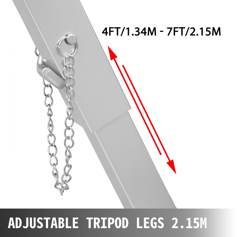 Treppiede di Sicurezza con Treppiedi di Salvataggio da 1800 Libbre 2,15M