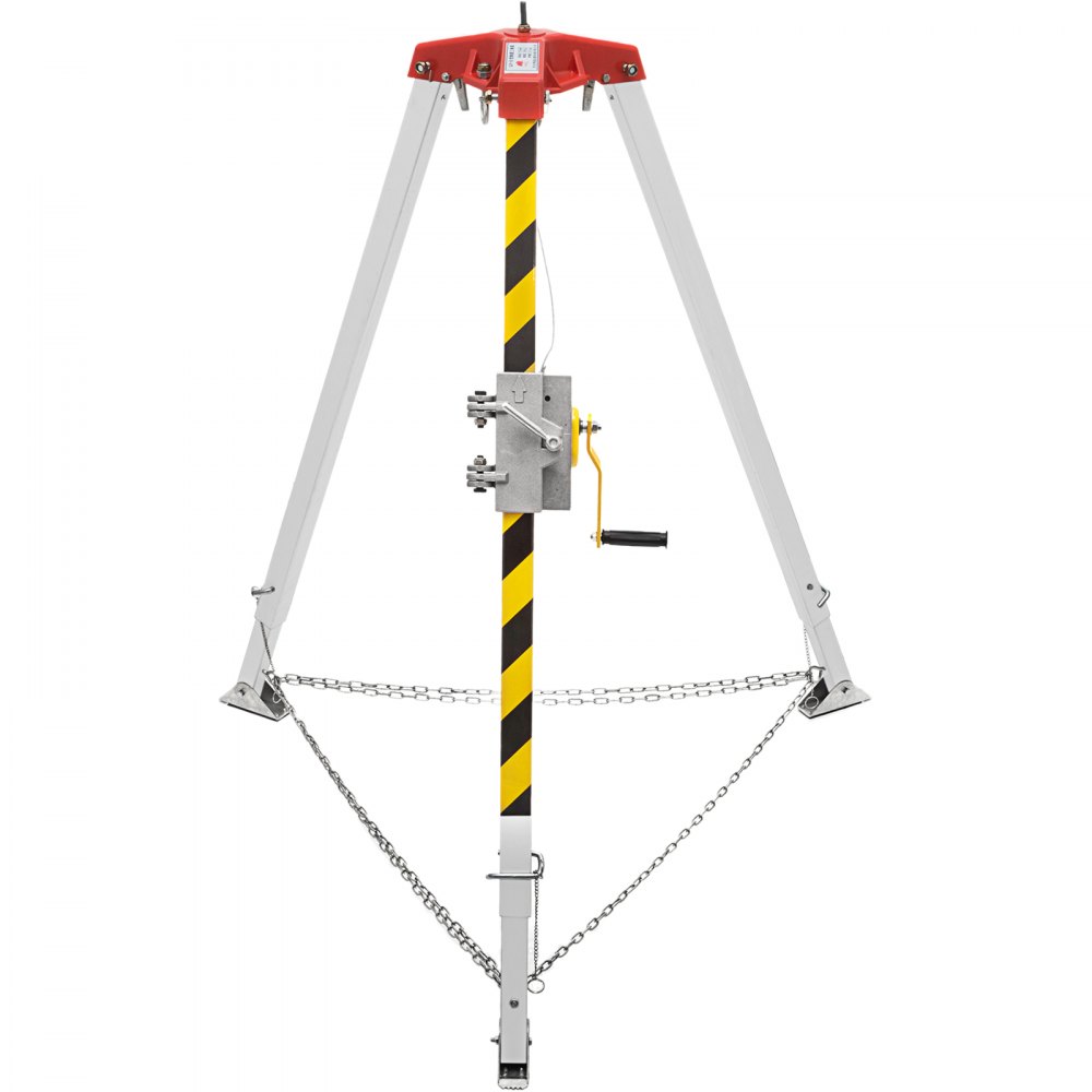 1,34-2,15m Spazio Ristretto Rescue Treppiedi In Alluminio Con Verricello Kit