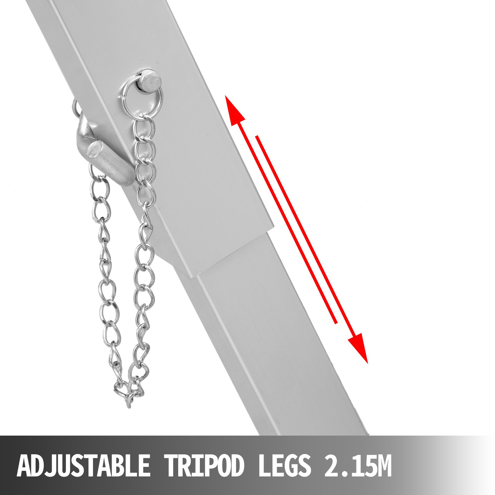 1,34-2,15m Spazio Ristretto Rescue Treppiedi In Alluminio Con Verricello Kit