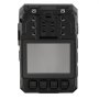 VEVOR Telecamera per Corpo della Polizia HD 1440P, 128 GB Audio Video, Batteria Integrata da 3500 mAh, LCD 5 cm, Visione Notturna Infrarossi, Telecamera Corpo Personale Impermeabile Forze dell'Ordine