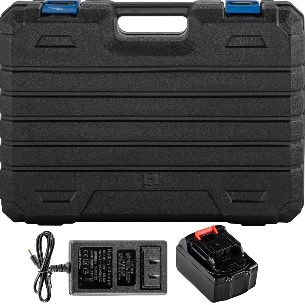 VEVOR Trapano Avvitatore Batteria a Percussione, 18V Avvitatore a Batteria, Velocità 1400 giri/min, 450 bpm Trapano Avvitatore a Percussione Brushless, Incluso una Batteria in Dotazione, Colore Blu