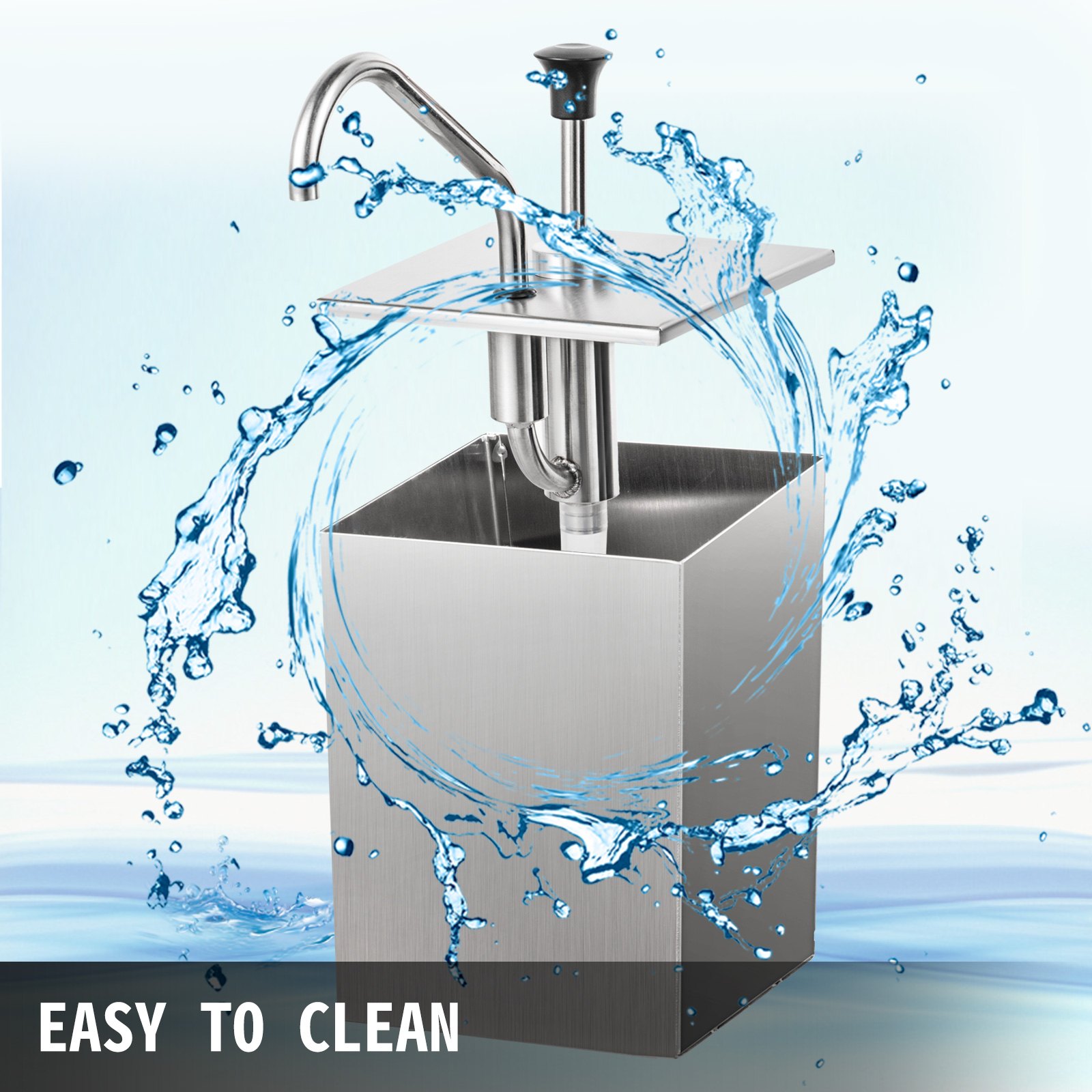 Distributore Per Condimento Liquido 3,5l Dosatore Salsa Uscita Singola