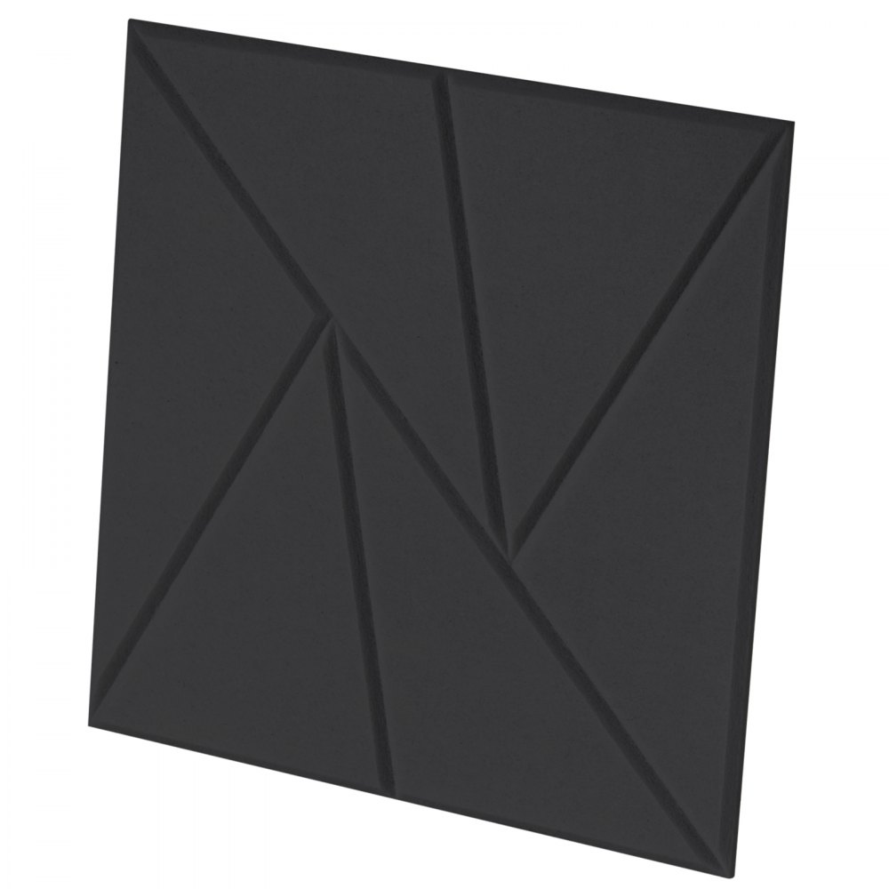 VEVOR 18-pack acoustic panels with self-adhesive tape, 300x300x10 mm soundproof foam panels, acoustic wall panels made of polyester fiber, for home, studio, office, theater, black