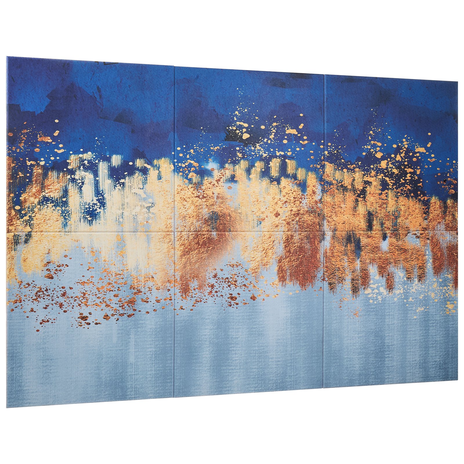 VEVOR Pannelli Acustici Artistici, Pannelli Fonoassorbenti Decorativi Autoadesivi da Parete Registrazione per Casa, Ufficio, Studio, Sala giochi, Teatro, Pastello, 600 x 600 x 10 mm 6 Pezzi