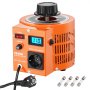 VEVOR Trasformatore di tensione 1000VA, 3,3 A, Ingresso 230 V, Uscita 0-300 V, Regolatore di tensione CA LCD 4 fusibili, Interruttore di controllo termico per casa uso commerciale