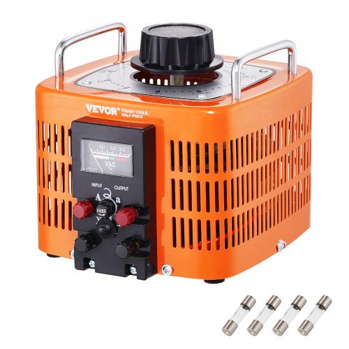 VEVOR 3000VA Trasformatore di tensione variabile 10A 0-300 V CA Regolatore di tensione CE