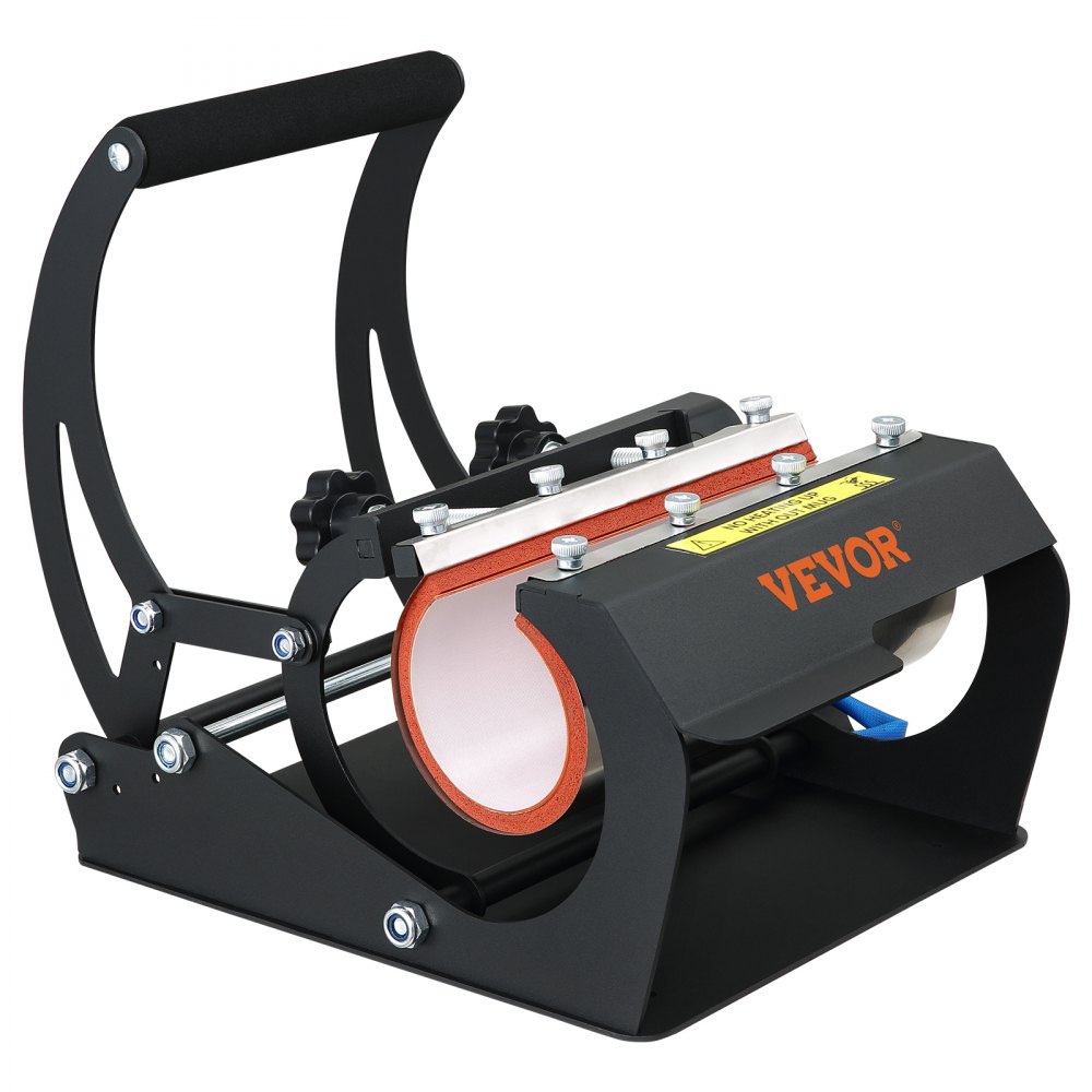 VEVOR Pressa di Calore della Tazza, 500 W Macchina della Pressa di Calore a Trasferimento Termico Nero in Gel di Silice e Ferro, Può Trasferire Immagini Colorate su Tazze in Ceramica, Tazze da Caffè