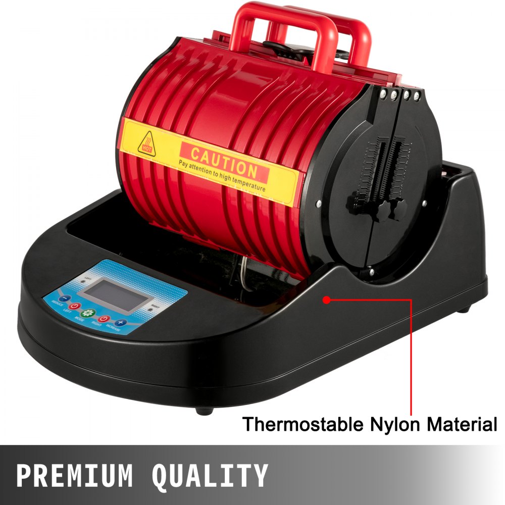 Macchina Multifunzionale Digitale Della Pressa Di Calore Per Tazze Rosso 1300w