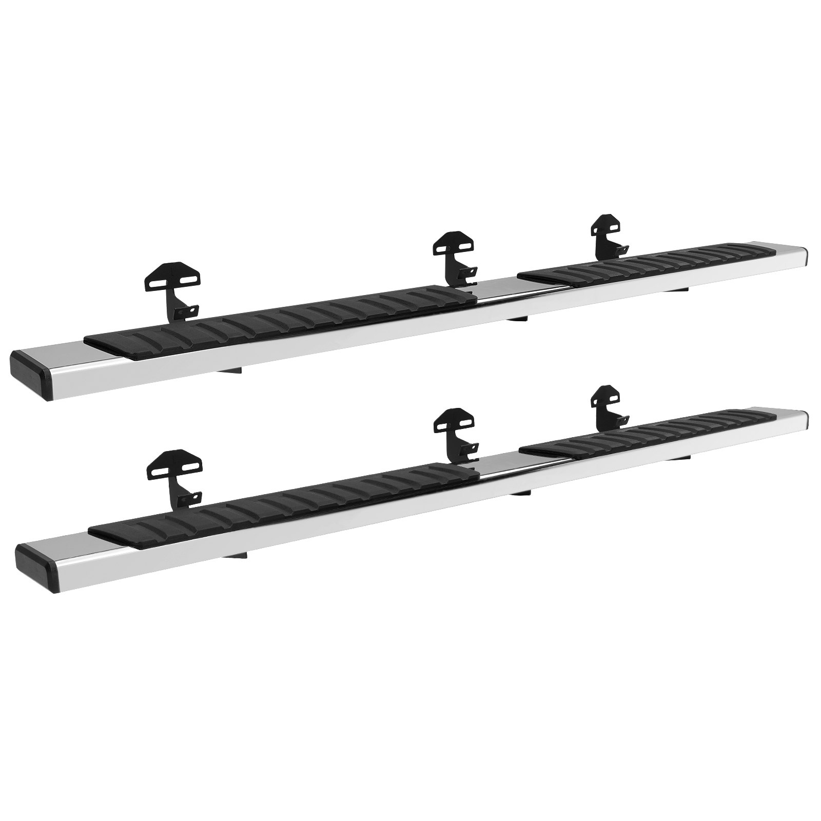 VEVOR 2 pedane da 6,5" compatibili con 1500/2010-2023 Ram 2500/3500 2009-2018 (incluso 2019-2023 Classic), 201 barre laterali in acciaio inossidabile, capacità di carico 500 libbre