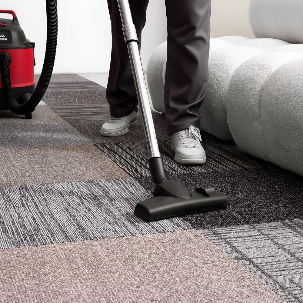 VEVOR Piastrelle per Moquette, 508x508 mm 24 Pezzi, Tappeto Quadrato Modulare, Pavimento Morbido Imbottito per Copertura Senza Cuciture 8,9㎡, per Soggiorno Camera da Letto, Multicolore