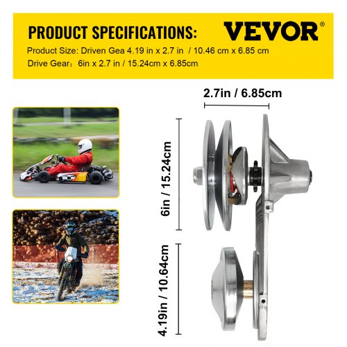 MESKEL Cinghia Sincrona Convertitore di Coppia per Go Kart MESKEL Cinghia Sincrona Convertitore di Coppia per Go Kart