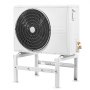 VEVOR Air Conditioner Floor Stand, Vibration-Dampening Mini Split Stand for Ductless Air Conditioners and Heat Pumps with 9000-60000 BTU, AC Base Bracket for Floor Mounting with a Maximum Load Capacity of 350 kg