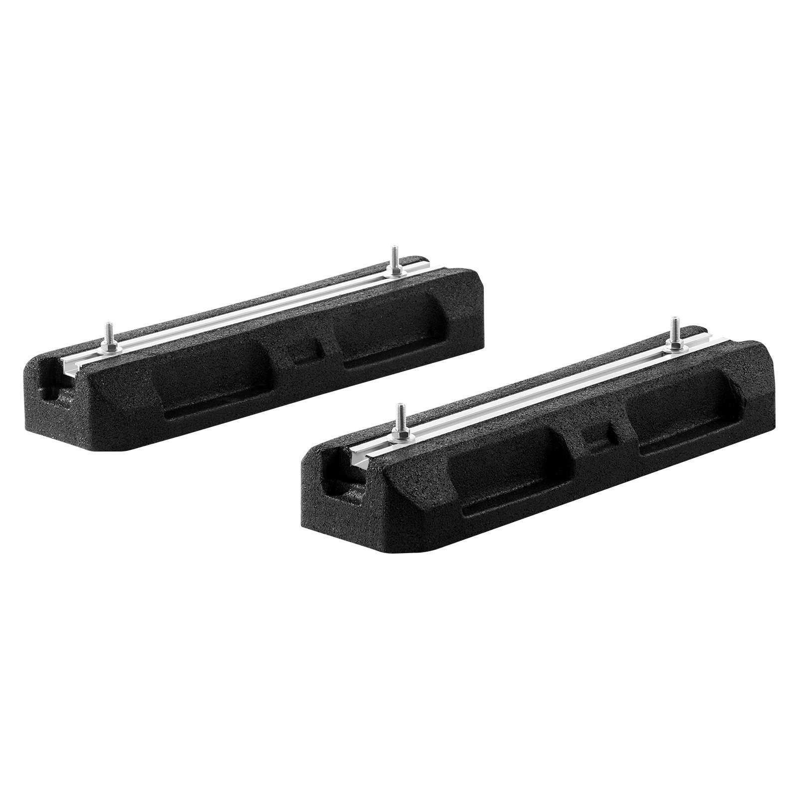 VEVOR Kit Base di Montaggio a Pavimento, per Sistemi di Condizionamento Mini Split, per Pompa di Calore AC da 9000-36000 BTU, Cuscinetti Antivibranti in Gomma per Impieghi Gravosi, Carico 1000 kg