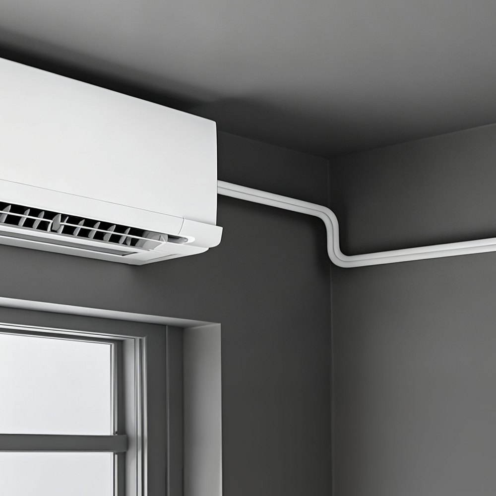 VEVOR Set di Tubi Mini Split da 30,5 m Tubo in Rame per Aria Condizionata con Diametro Esterno di 6,4 e 12,7 mm, Nastri di Fissaggio, per Condizionatori Aria HVAC o Sistemi a Pompa di Calore
