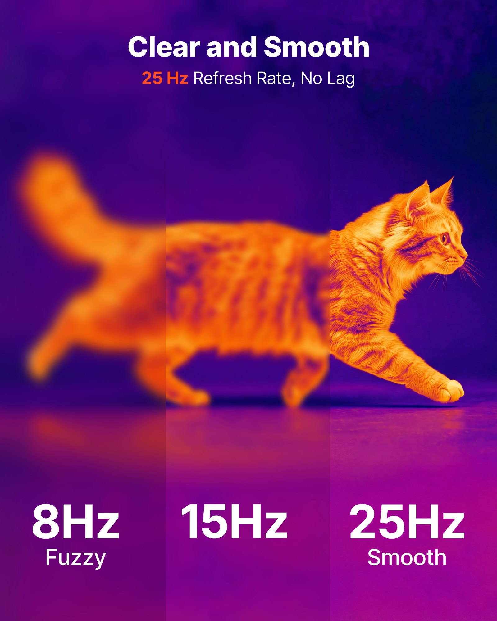 VEVOR Telecamera Termografica per Android, Risoluzione IR 160 x 120, Telecamera a Infrarossi Tascabile per Smartphone e Tablet, Risoluzione TISR 320x240, 25 Hz, -20 °C a 550 °C, 15 Tavolozze di Colori