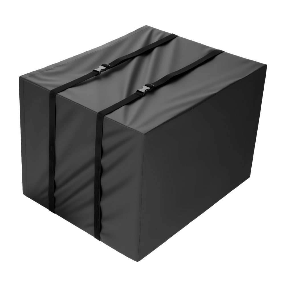 VEVOR Air Conditioner Cover, 530 x 400 x 380 mm Ac Cover for Air Conditioning Unit, Double-Layer, Waterproof Polyester Fabric, Adjustable Shoulder Strap, Universal Size for Outdoor Outside