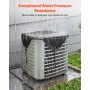 VEVOR Copertura per Aria Condizionata da Esterno 91x91 cm, Copertura Protettiva da Detriti per Condizionatore, Fodera in Tessuto di Poliestere e PVC, Misura Universale