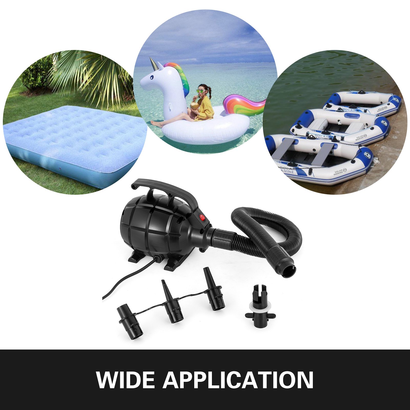 Electric Air Pump For Air Track Inflatable Tumbling Home Gymnastics Tumbling Mat