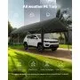 VEVOR Posto Auto Coperto Esterno, Riparo per Auto 3,05 x 6,09 x 2,87 m, Tettoia Potabile con Pareti Laterali e Porta Rimovibili, Resistente ai Raggi UV e all'Acqua, per Auto e Barca, Grigio