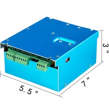 VEVOR Alimentatore Laser CO2, Potenza 50 W Corrente Alternata 220 V Velocità di Risposta ≤1ms Incisore Laser, Forniture per Incisione, Alta Prestazione, è Adatto per Una Varietà di Tubi Laser CO2.