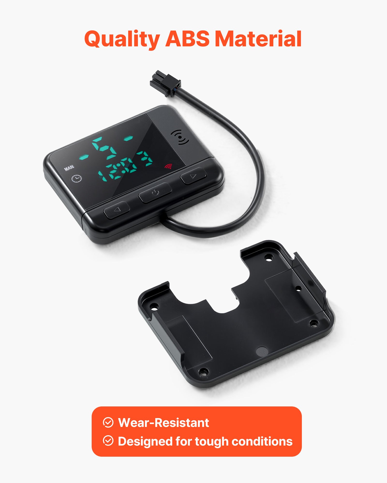 VEVOR Interruttore per Riscaldatore Diesel DC 5V, Kit Pannello di Controllo per Riscaldatore da Parcheggio da 2 kW/5 kW/8 kW, con Display LCD e Telecomando, Parte di Ricambio per Manutenzione