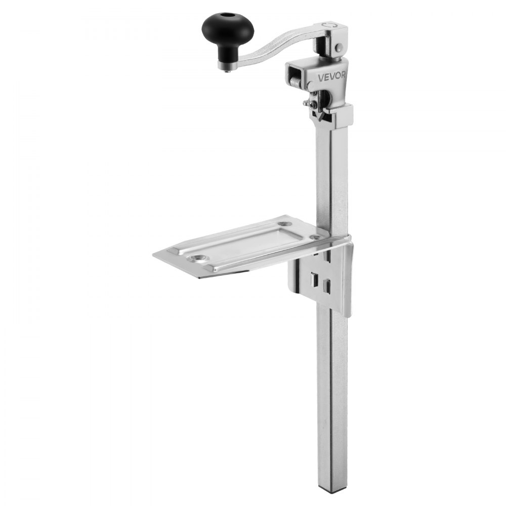 VEVOR Apriscatole Commerciale, Apriscatole Manuale in Acciaio Fuso da Tavolo per Lattine Alte Fino a 30 cm, Regolabile in Altezza con Viti, per Ristoranti e Hotel, 235 x 100 x 660 mm