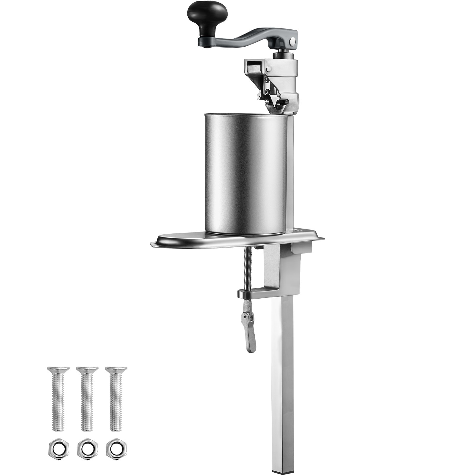 VEVOR Apriscatole Manuale, Apriscatole Commerciale con Morsetto da Tavolo per Lattine, Apriscatole con Base, Apriscatole Industriale per Lattine Fino a 11,8", per Ristorante, Hotel, Bar Domestico