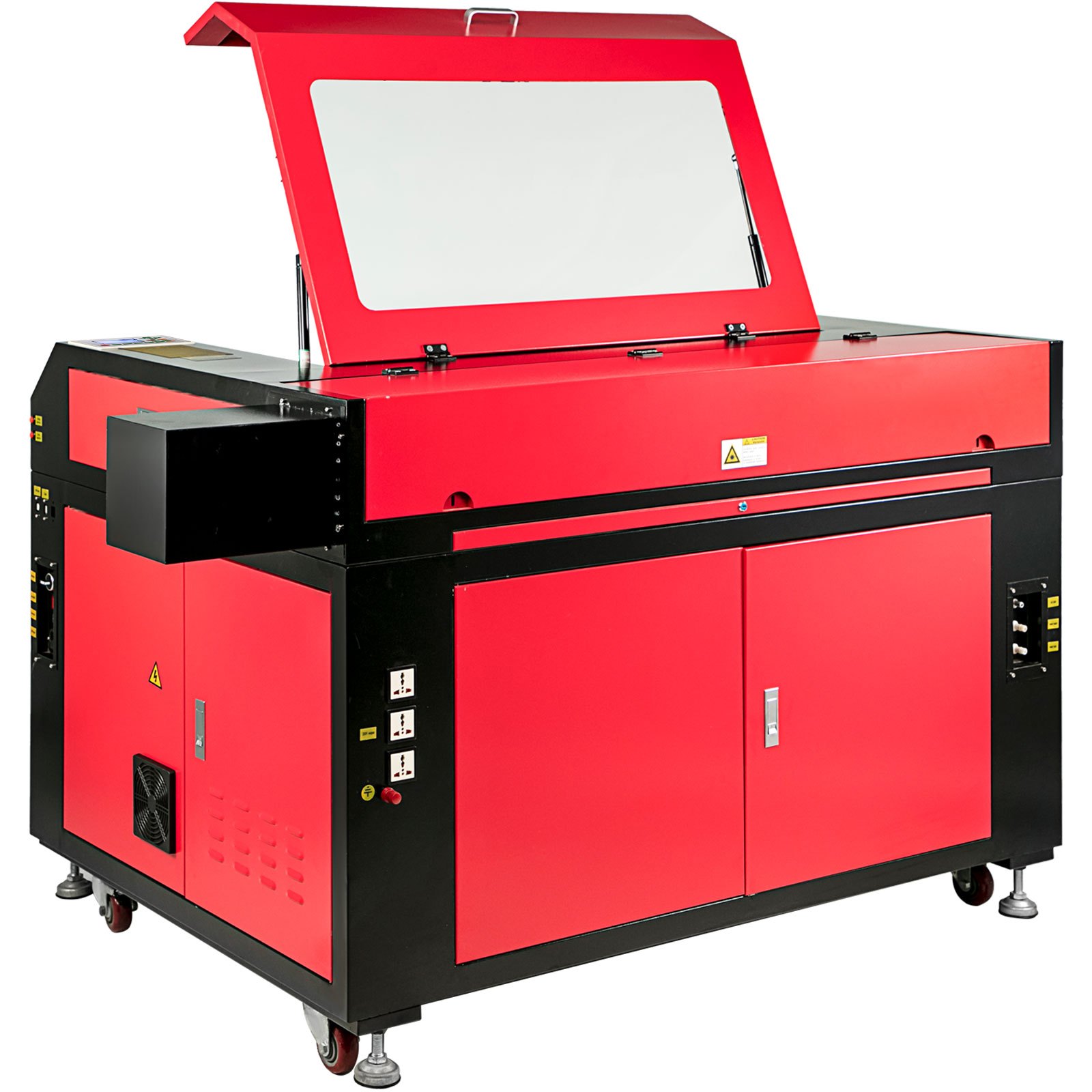 VEVOR Macchina per Incisione Laser CO2, Potenza 100 W Velocità 1-600 mm/s 35,4 x 23,6 pollici Fresatrici per Legno per Incidere su Legno, Bambù, Plexiglass, Cristallo, Pelle, Gomma, Marmo, Vetro, ecc.