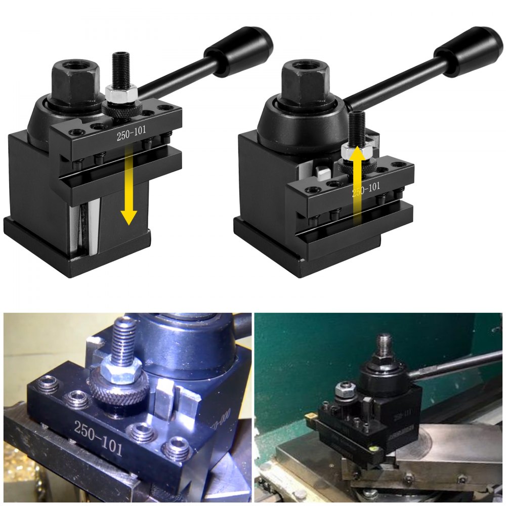 Vevor Kit Portautensili 250-111 Alta Precisione Per Torni Ordinari E Cnc Da 6 Pz