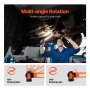 VEVOR Luce da Lavoro Sottocofano 1250 LM Luce da lavoro Ricaricabile da 6000 mAh