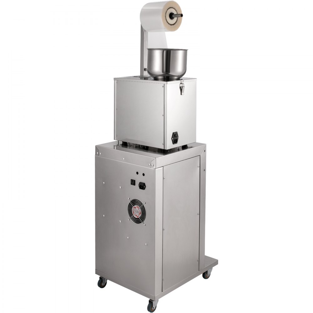 VEVOR Confezionatrice Volumetrico per Polveri da 1-100g, Riempitrice per Alimenti 220V 60W, Macchina Mobile per Imballatrice Particelle Controllo del Microcomputer per Poveri, Chicco e Grano