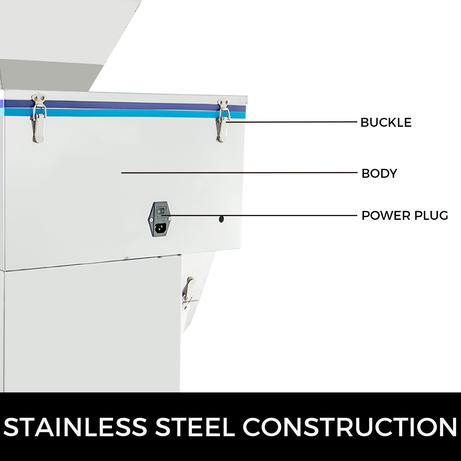 VEVOR 20-5000g Riempitrice Di Subpackage Di Particelle In Polvere Confezione Tramoggia