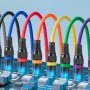 VEVOR Cavo Audio Cannon XLR da 1 m, 10 Pezzi, Cavi per Microfono DMX Bilanciati Schermati da Maschio a Femmina, Cavi a 3 Pin Placcati in Oro, per Illuminazione da Palco, Sistemi di Altoparlanti