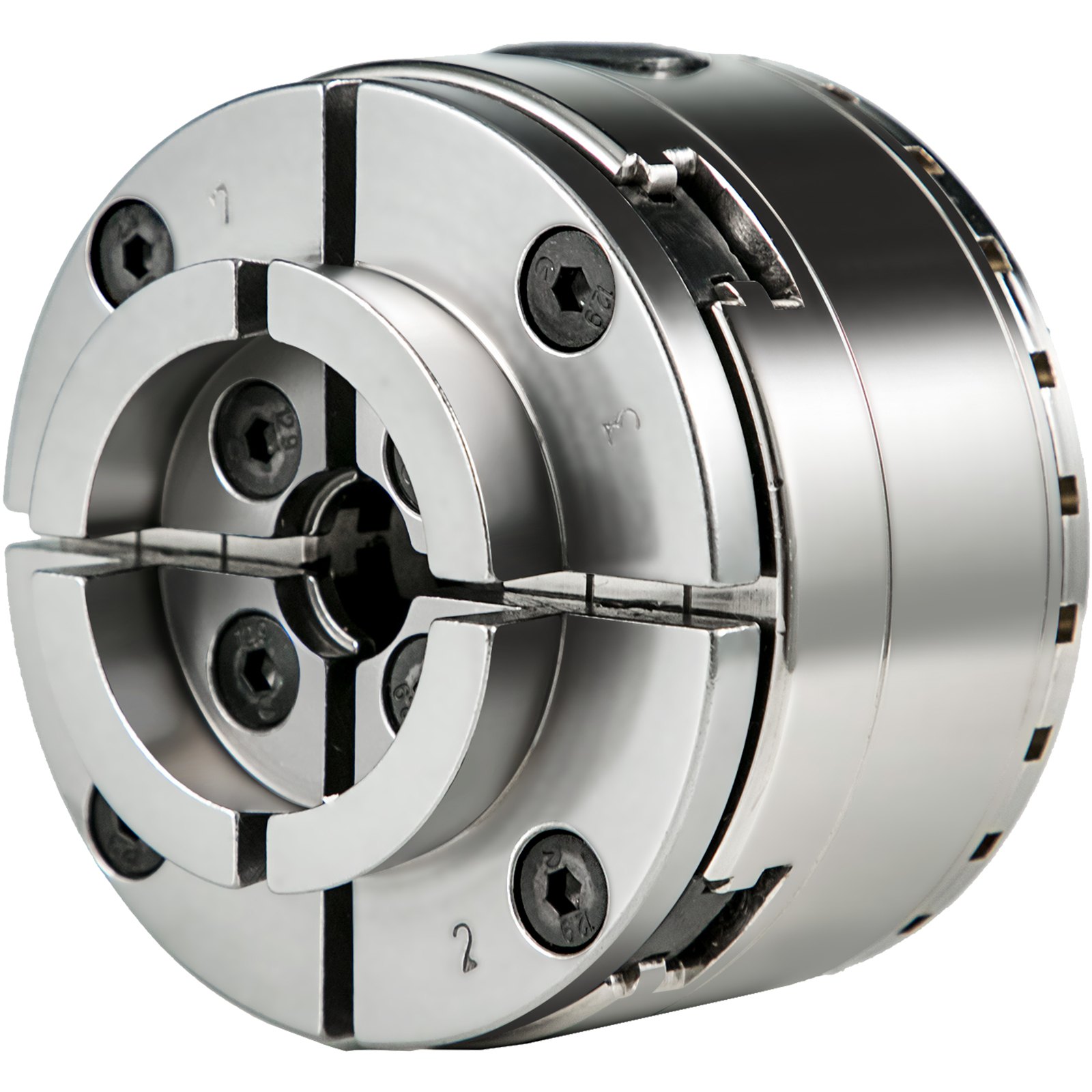 VEVOR Mandrino 4 Griffe per Tornio 100mm/4pollici Mandrino Autocentrante per Tornio Legno Set di Accessori Mandrino