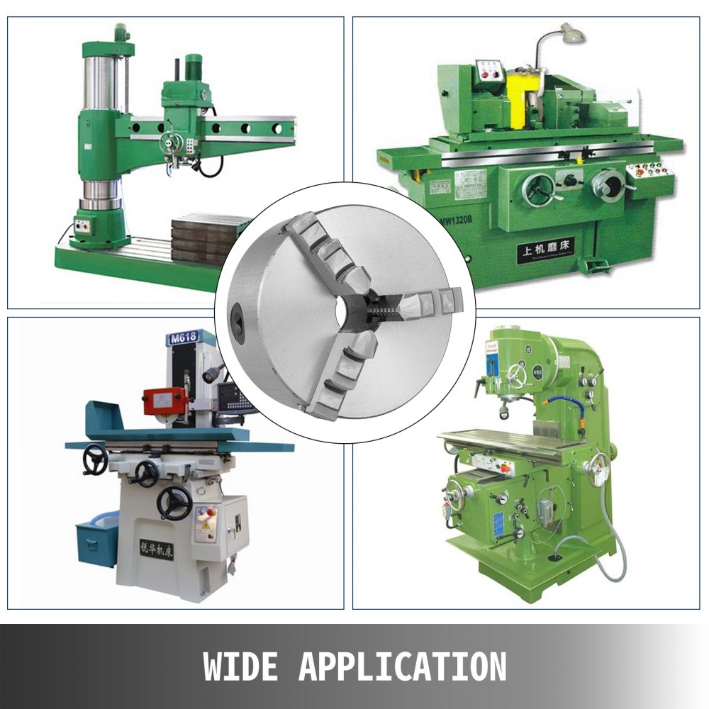 K11-130 Mandrino Per Tornio Mandrino Autocentrante 3+3 Griffe ø 130 Mm Cnc