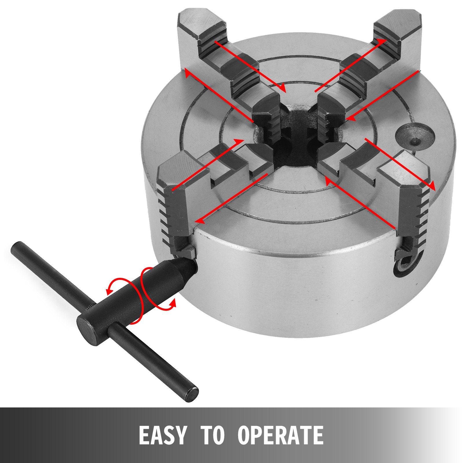160 Mm Mandrino Per Mini Tornio Da Legno A 4 Griffe Mandrino Autocentrante