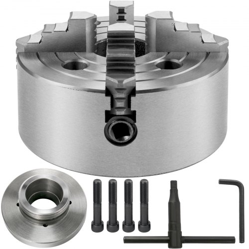 Vevor Mandrino Tornio 160mm Autocentrante A 4 Fresatura Griffe Rettifica L00
