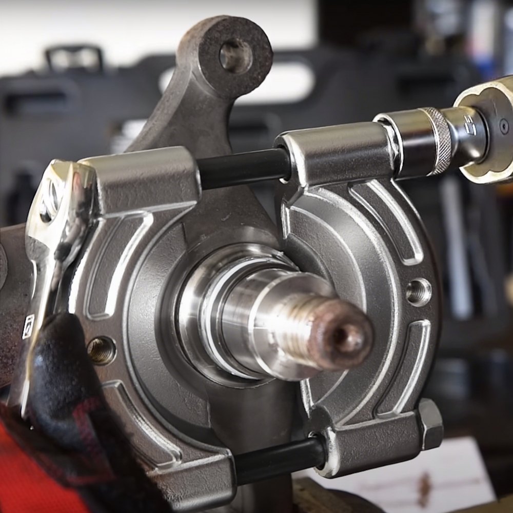 VEVOR Kit di Estrazione Cuscinetti Separatore 14 pezzi Capacità 5 Tonnellate, Kit di Rimozione Cuscinetti a Pignone con Ganasce Set di Estrattori Utensili per Divisione, Kit Utensili per Autoveicoli