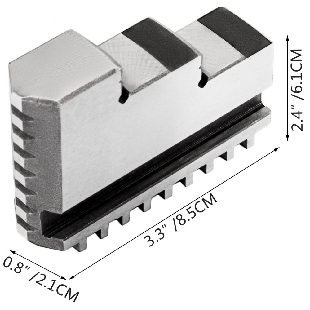 3 Ganasce 9 Denti Tornio Auto Centraggio Mandrino Fresatura Cnc Foratura 200mm