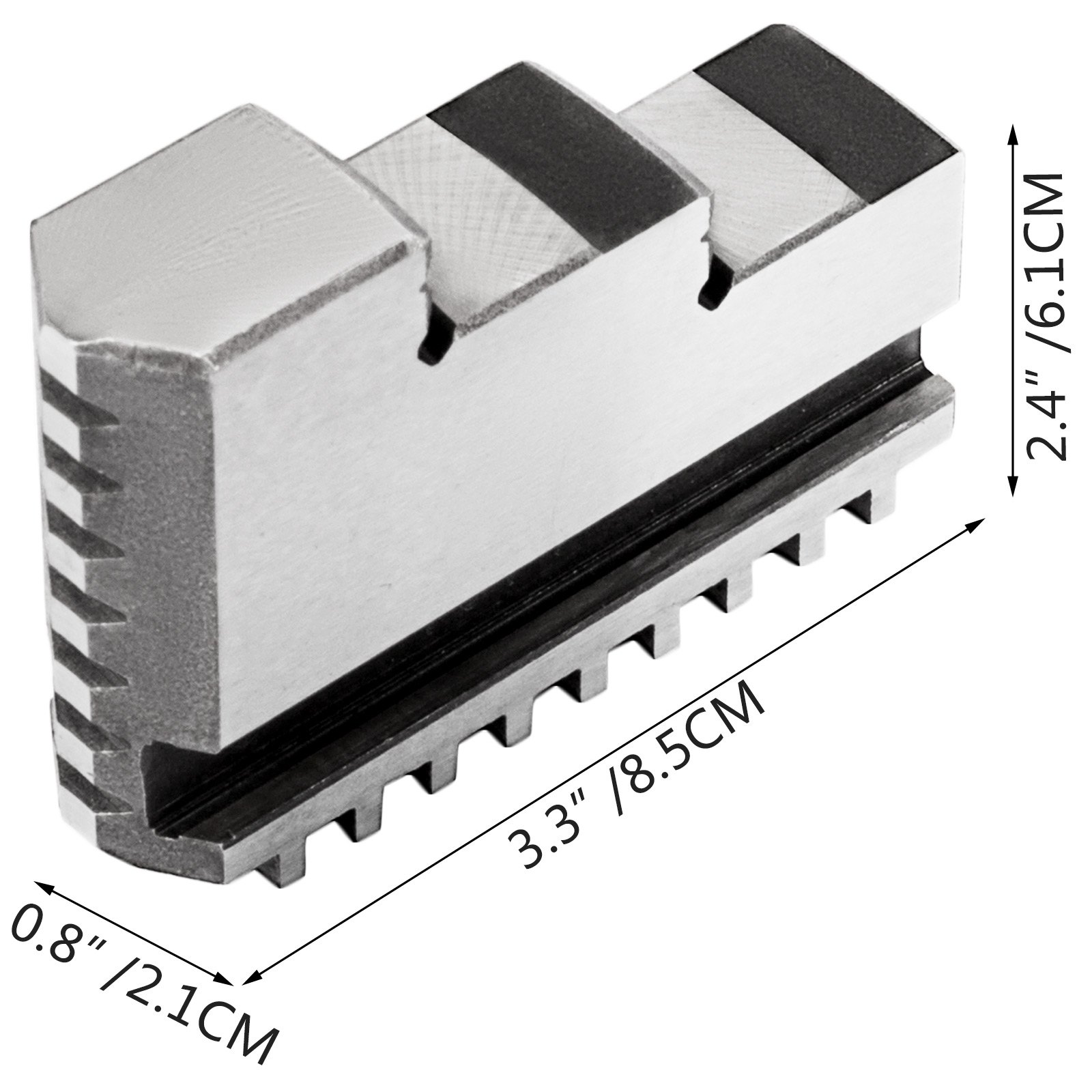 3 Ganasce 9 Denti Tornio Auto Centraggio Mandrino Fresatura Cnc Foratura 200mm