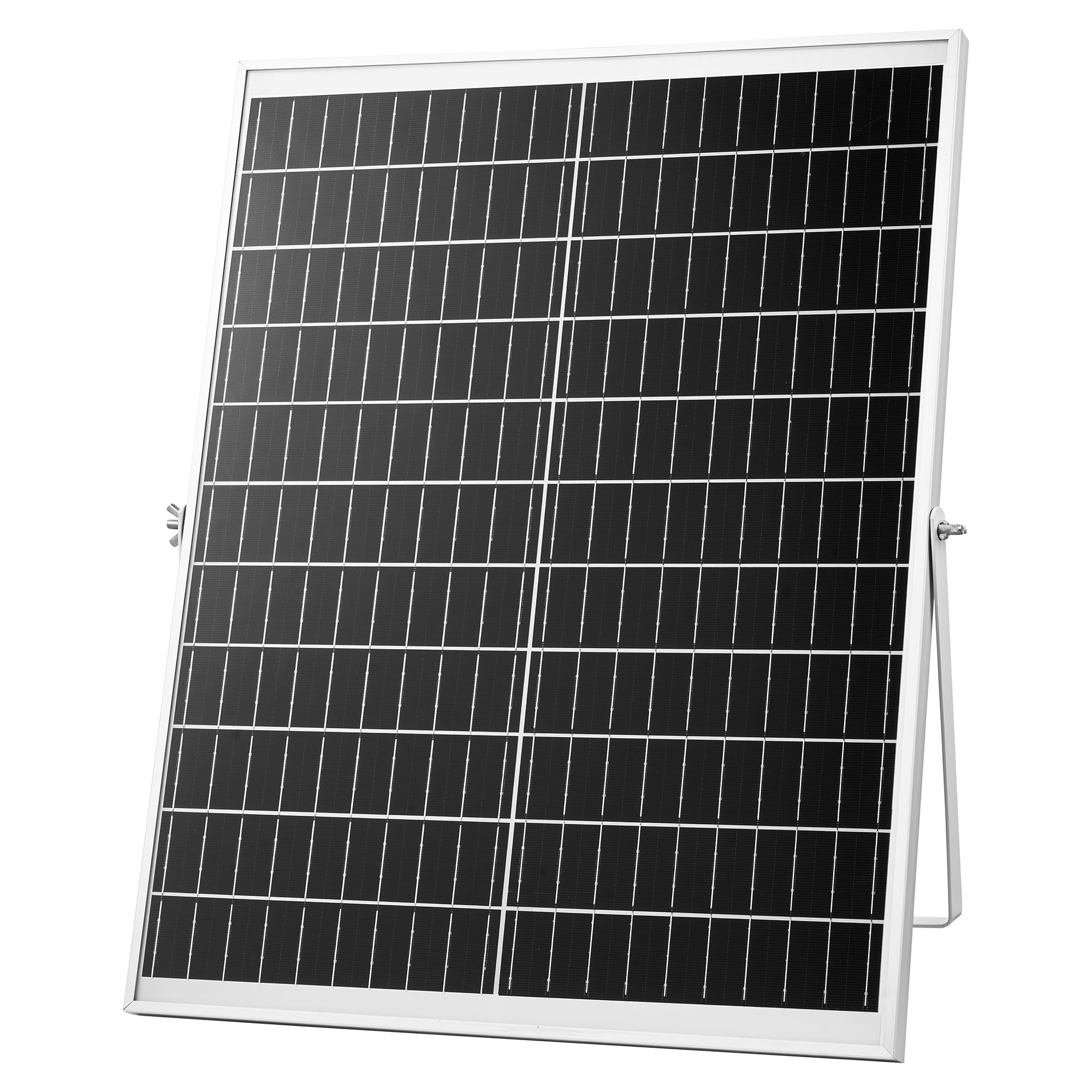 VEVOR Ventilatore ad Energia Solare per Scarico d'Aria, Ventola con Pannello Solare Regolabile da 25 W con 4 Ventole Velocità di 2668 giri/min, Ventilatore per Circolazione d'Aria per Serra Pollaio