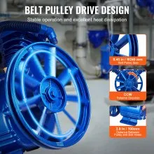 VEVOR Testa Pompa del Compressore d'Aria Potenza 3HP Pressione max. 116 PSI