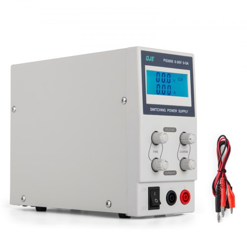 Alimentatore Dc Da Laboratorio Regolabile 220v 50hz 0-30v Con Lcd Display