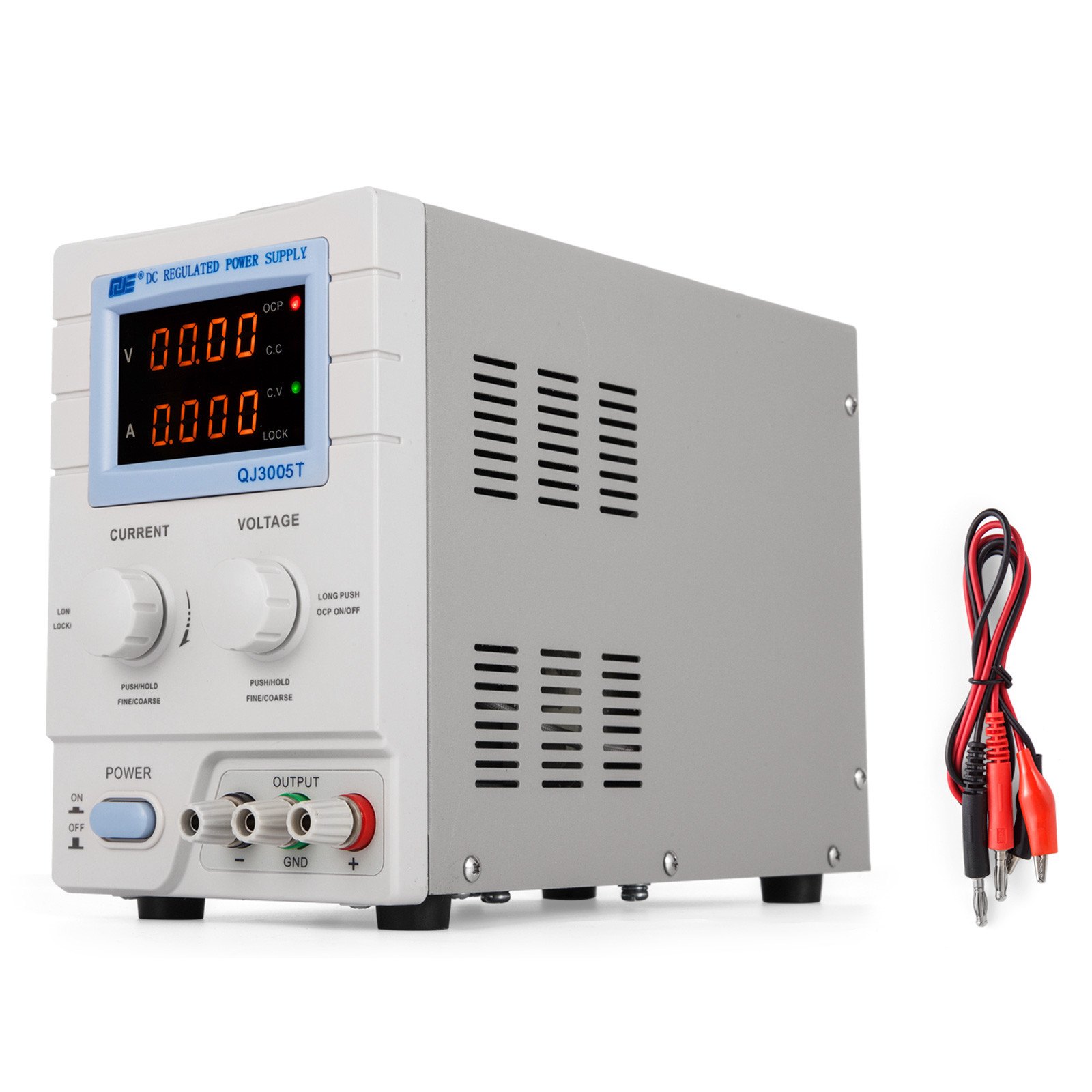 Alimentatore Da Banco Qj3005t 30v 0 - 5a Display Digitale Dc Power Supply