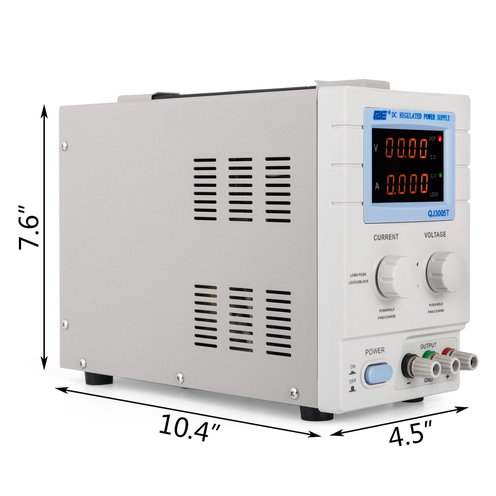Alimentatore Da Banco Qj3005t 30v 0 - 5a Display Digitale Dc Power Supply