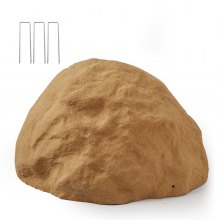 VEVOR Copertura in Finta Roccia, Copertura per Pompa da Pozzo in Finta Roccia per Esterni, Masso Artificiale Resistente alle Intemperie per l'Arredo di Giardino Cortile, Marrone Sabbia, Taglia M