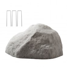 VEVOR Copertura in Finta Roccia, Copertura per Pompa da Pozzo in Finta Roccia per Esterni, Artificiale Pietra da Giardino Decorazione, per l'Arredo di Giardino Cortile, Grigio Scuro, Taglia Media