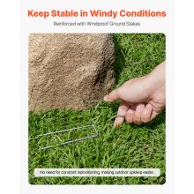 VEVOR Copertura in Finta Roccia, Copertura per Pompa da Pozzo in Finta Roccia per Esterni, Masso Artificiale Resistente alle Intemperie per l'Arredo di Giardino Cortile, Marrone Sabbia, Taglia S